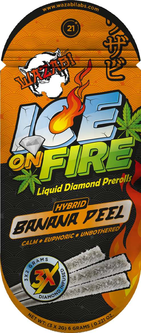 Wazabi Ice on Fire Liquid Diamond(3×2g) / Banana Peel